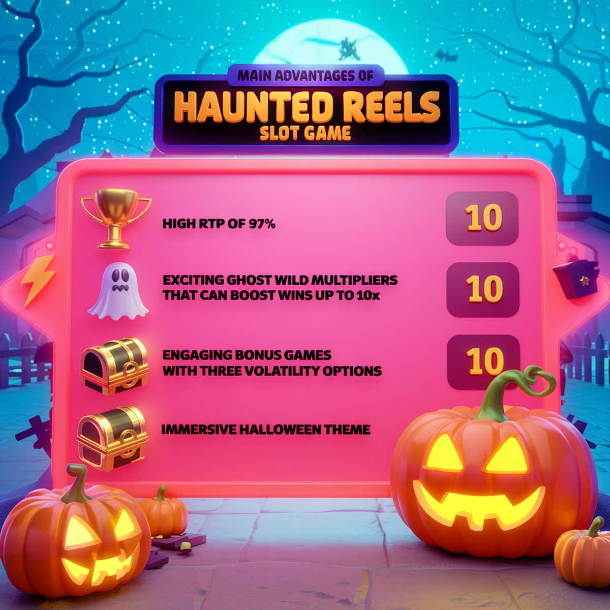 Haunted Reels slot machine game